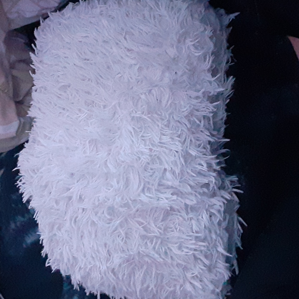 pillow, white, comfy, ripped